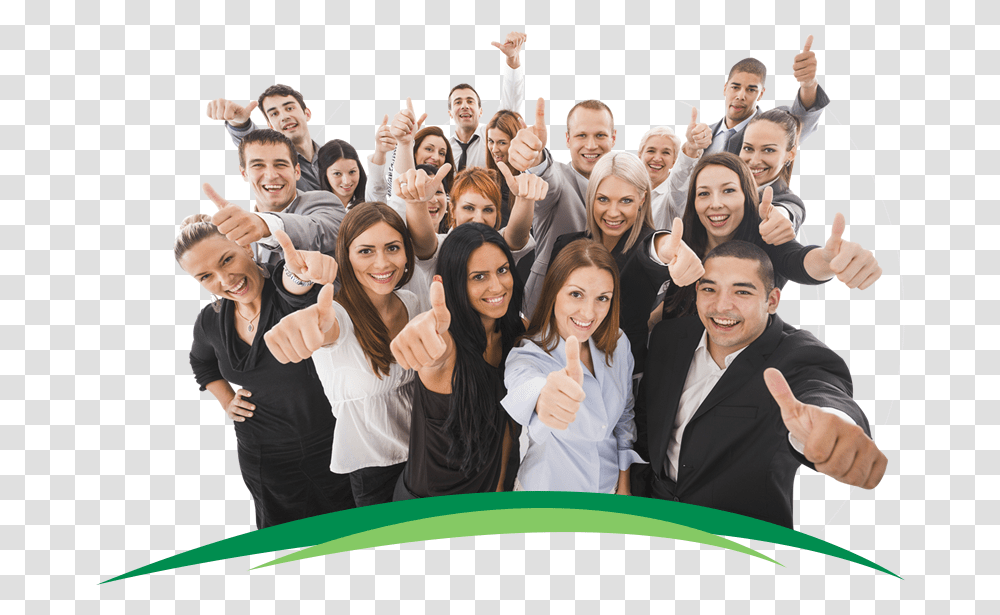 Funded People Thumbs Up Group, Person, Face, Audience, Crowd Transparent Png