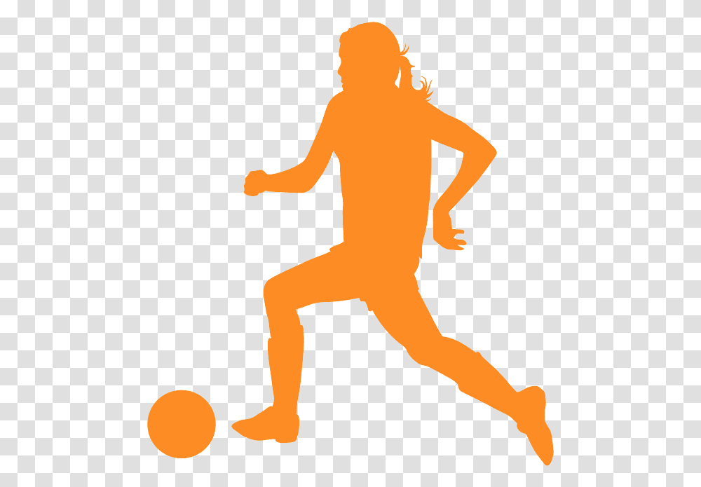 Fundo Transparente Jogadora De Futebol, Person, Human, Logo Transparent Png