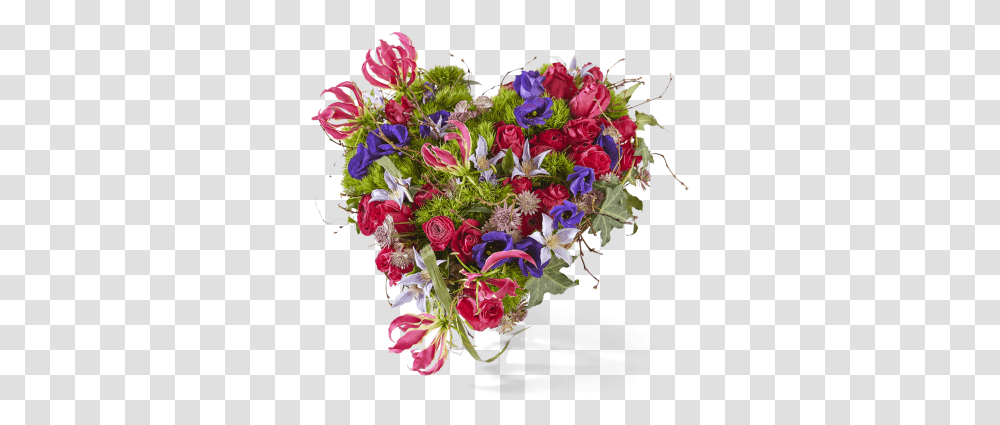 Funeral Flowers Eternal Nature Hart Rouwwerk Hart, Plant, Blossom, Flower Bouquet, Flower Arrangement Transparent Png