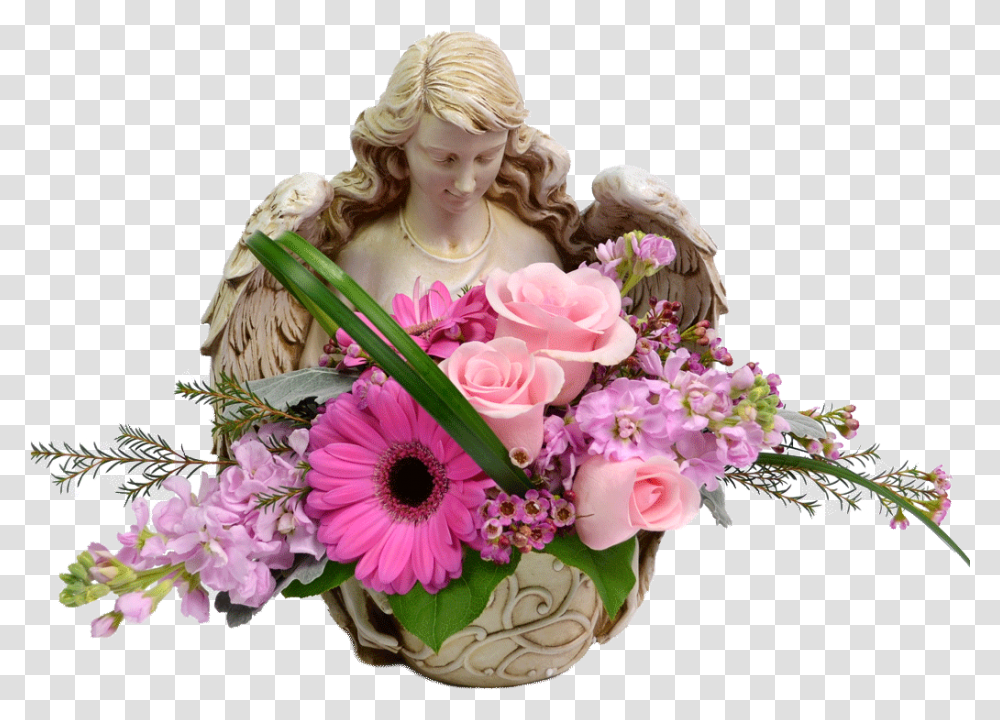 Funeral Flowers Flores Para Un Difuntos, Plant, Person, Human, Flower Bouquet Transparent Png