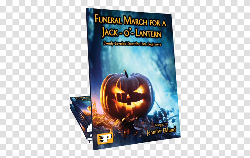 Funeral March For A Jack O LanternTitle Funeral Jack O39 Lantern, Halloween, Poster, Advertisement, Plant Transparent Png