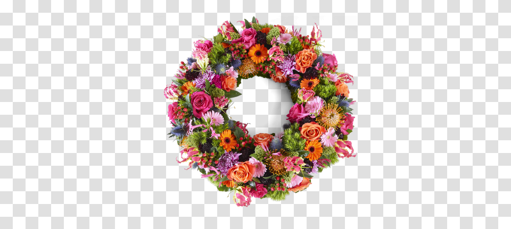 Funeral Wreath Beautiful Moments Funeral Flower Wreath, Floral Design, Pattern, Graphics, Art Transparent Png