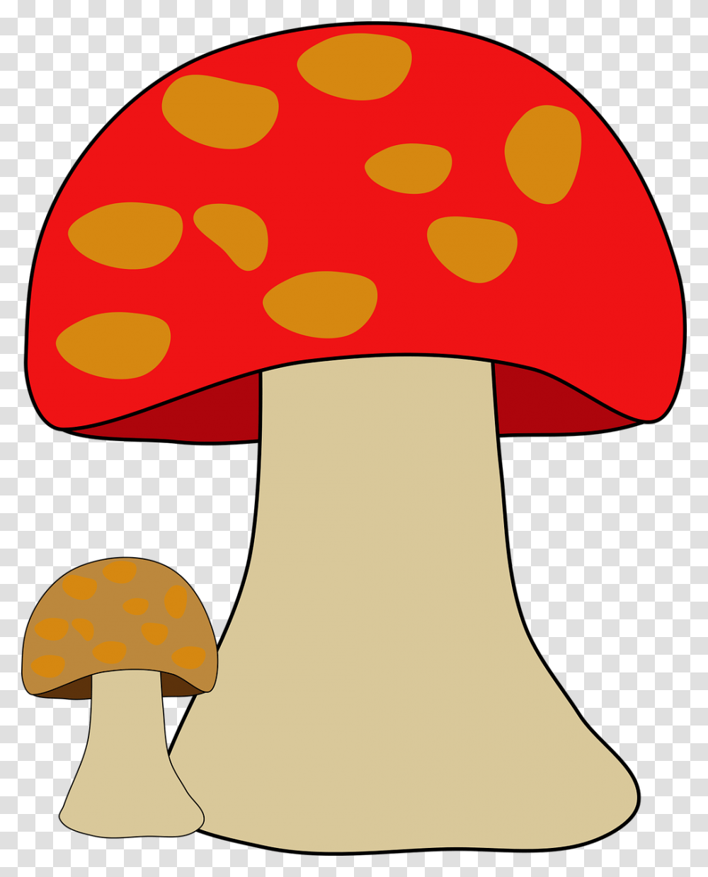 Fungi Fungus Mushroom Free Photo Animasi Jamur Tiram, Plant, Agaric, Amanita Transparent Png
