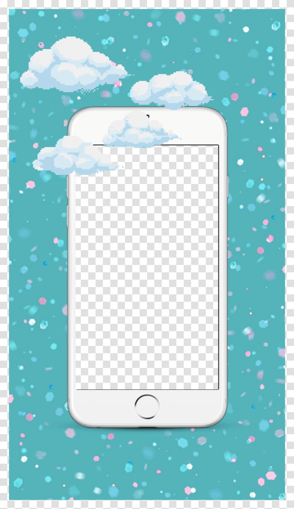 Funimate Iphone Iphonebackground Clouds Starbackground Illustration, Mobile Phone, Electronics, Cell Phone Transparent Png