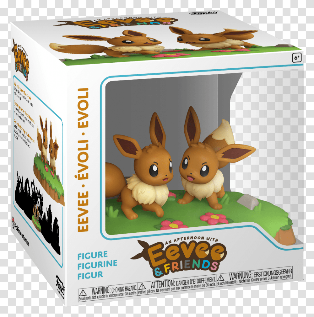 Funko Afternoon With Eevee, Label, Cardboard, Box Transparent Png
