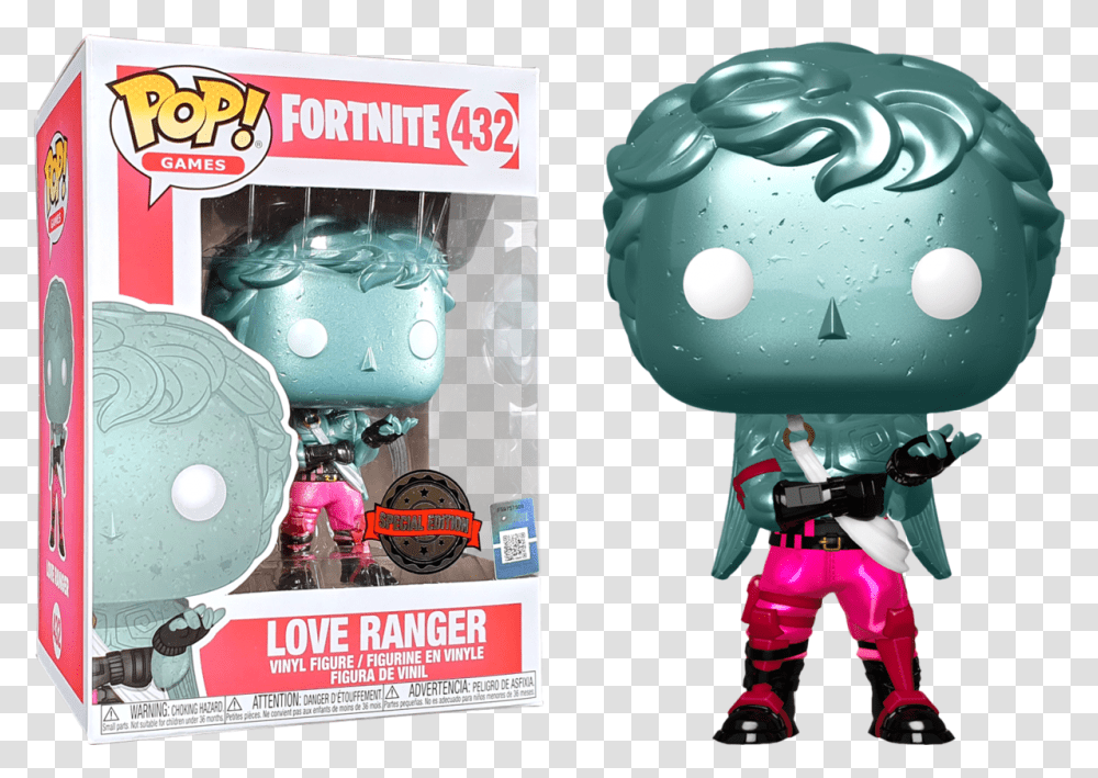 Funko Fortnite Fortnite Love Ranger Pop, Toy, Robot, Poster, Advertisement Transparent Png