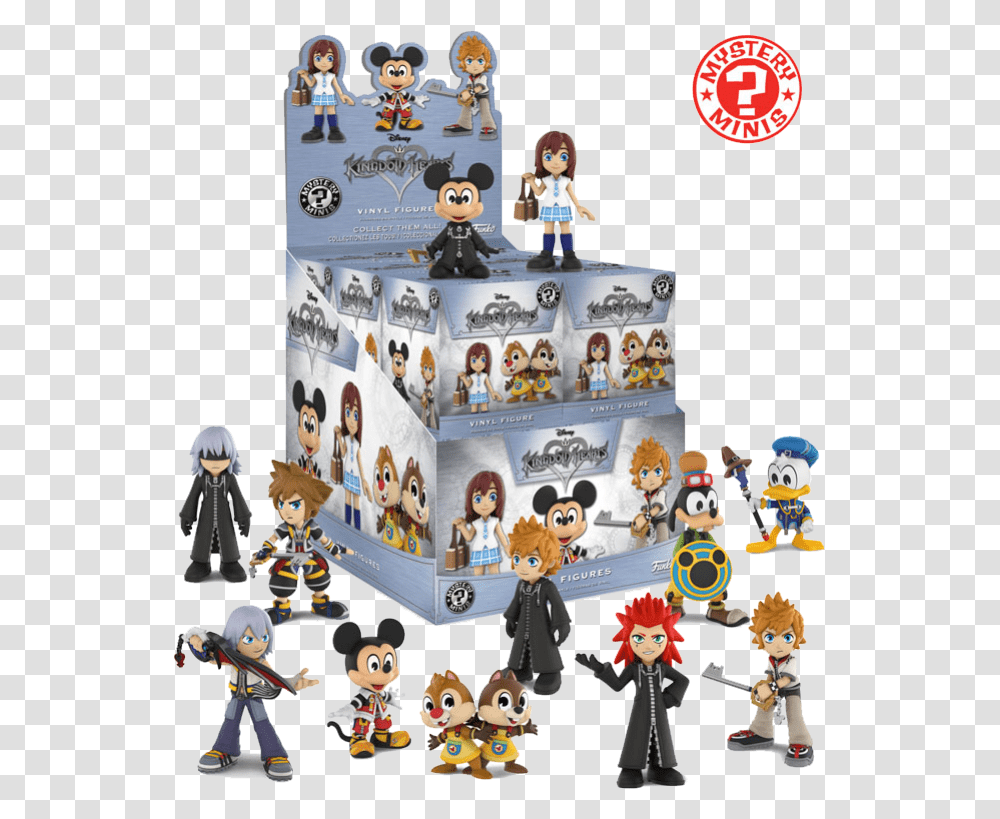 Funko Kingdom Hearts Mystery Minis, Toy, Figurine, Person, Human Transparent Png