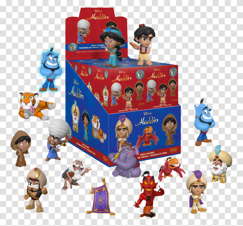 Funko Mystery Mini Aladdin Download Funko Mystery Minis Aladdin, Figurine, Doll, Toy, Super Mario Transparent Png