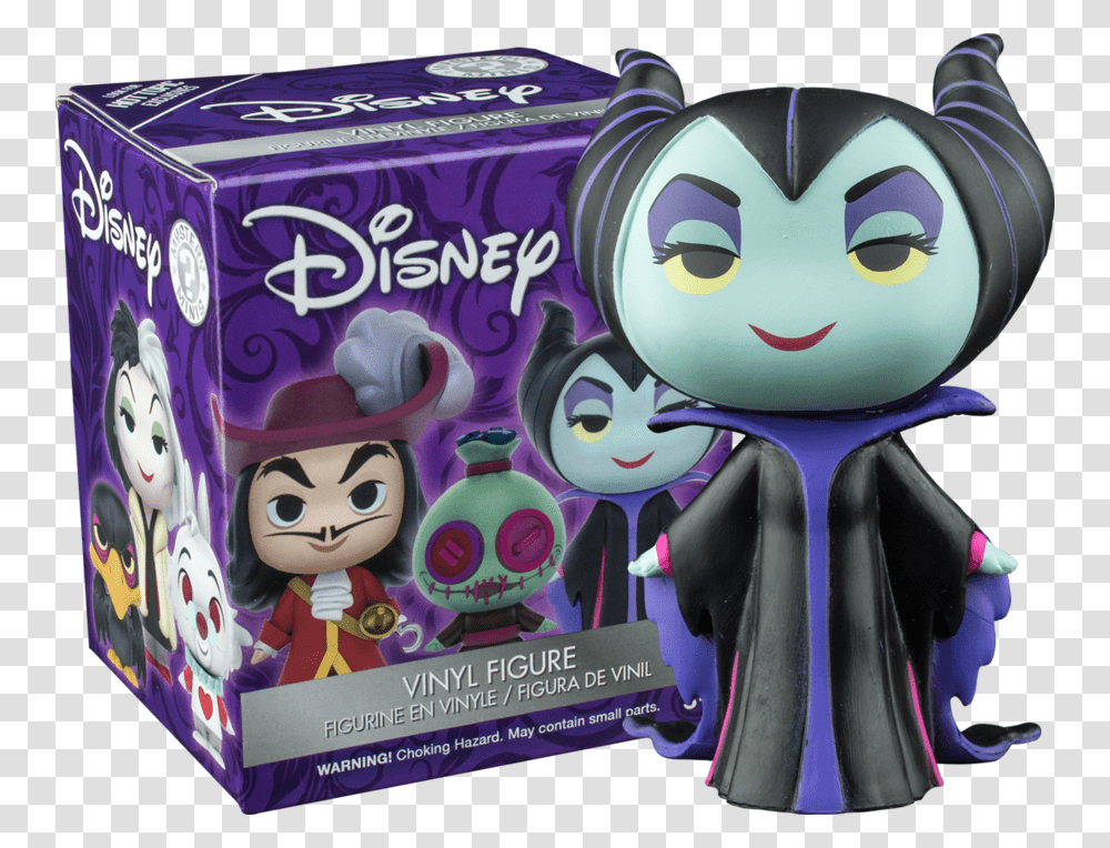 Funko Mystery Minis Disney Villains Set Of 12 Hot Topic Disney Villains Mystery Minis Hook, Toy, Figurine, Doll, Dvd Transparent Png