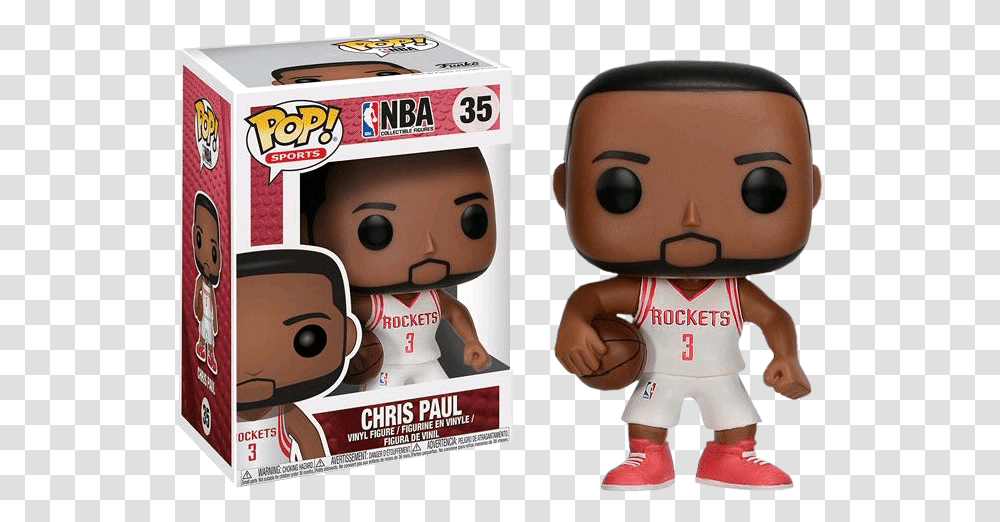 Funko Nba Basketball Chris Paul Funko Pop, Person, Human, Toy, Figurine Transparent Png
