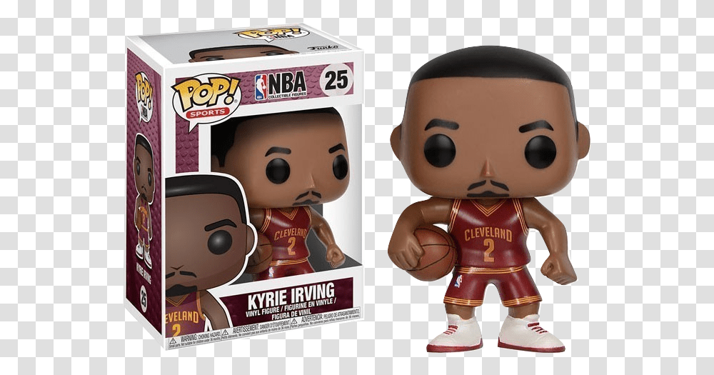 Funko Nba Pop Kyrie Irving Funko Pop Supernatural Charlie, Person, Toy, Text, Advertisement Transparent Png