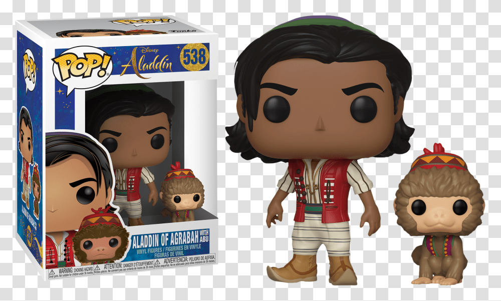 Funko Pop Aladdin 2019, Toy, Doll, Plant, Person Transparent Png