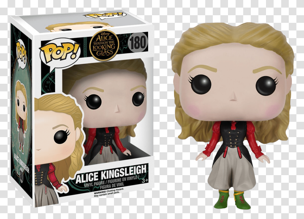 Funko Pop Alice Through The Looking Glass, Doll, Toy, Figurine, Plush Transparent Png