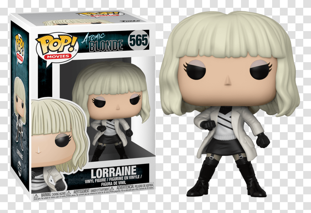 Funko Pop Atomic Blonde, Doll, Toy, Advertisement, Poster Transparent Png