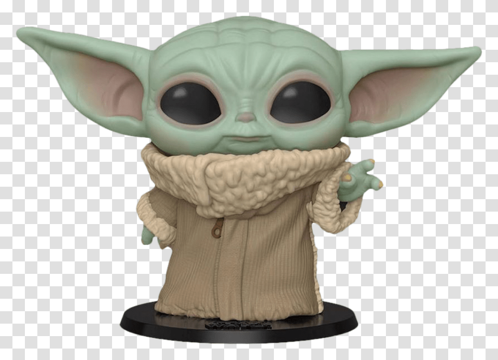 Funko Pop Baby Yoda, Alien, Figurine, Toy, Head Transparent Png