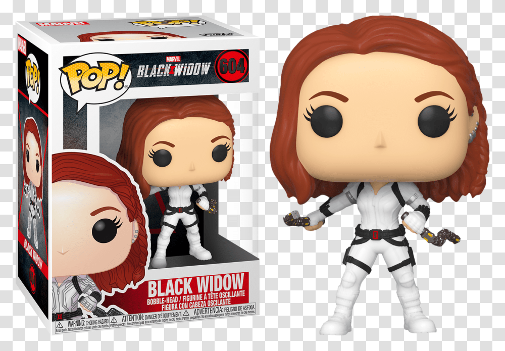 Funko Pop Black Widow, Toy, Doll, Person Transparent Png