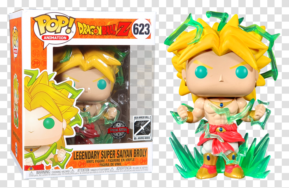 Funko Pop Broly 6 Inch, Toy, Doll, Poster, Advertisement Transparent Png