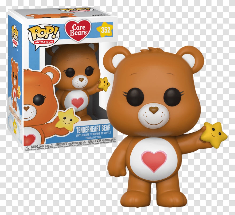 Funko Pop Care Bears, Toy, Plush, Mammal Transparent Png