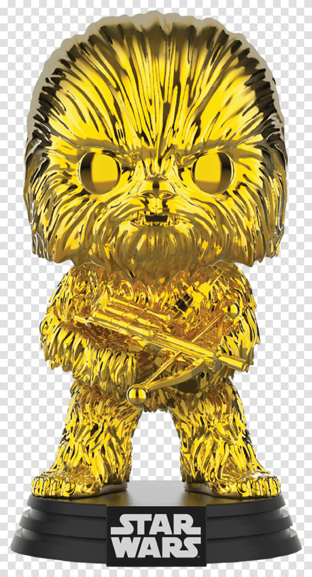 Funko Pop Chewbacca Gold, Mammal, Animal, Pet, Cat Transparent Png