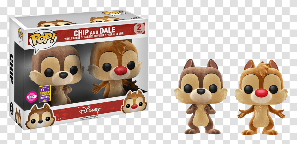 Funko Pop Chip And Dale, Plush, Toy, Animal, Mammal Transparent Png