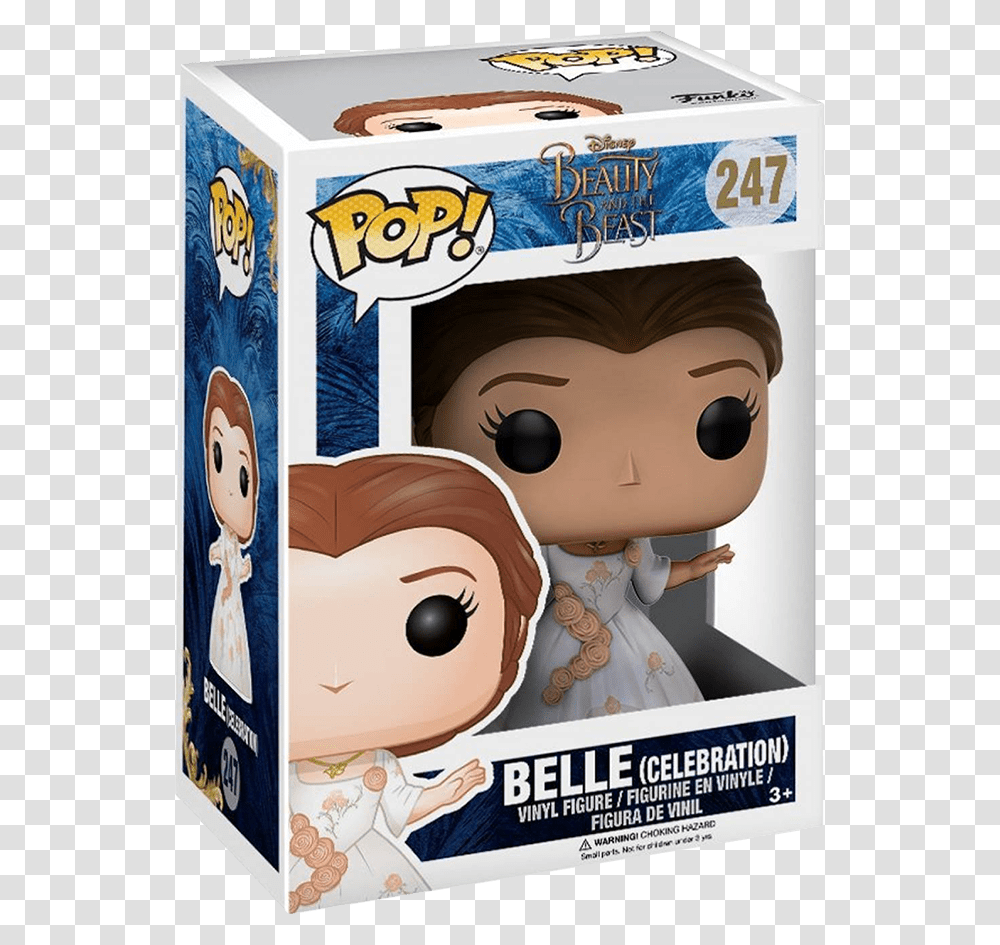 Funko Pop Disney Beauty And The Beast Belle Celebration Figurine Pop Harry Potter Dobby, Label, Toy, Advertisement Transparent Png