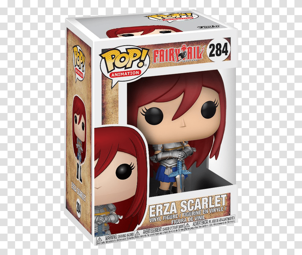 Funko Pop Fairy Tail Erza, Advertisement, Poster, Flyer, Paper Transparent Png