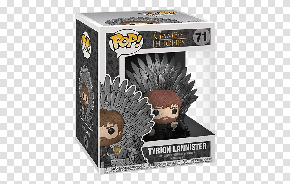 Funko Pop Game Of Thrones Tyrion, Head, Poster, Advertisement, Comics Transparent Png