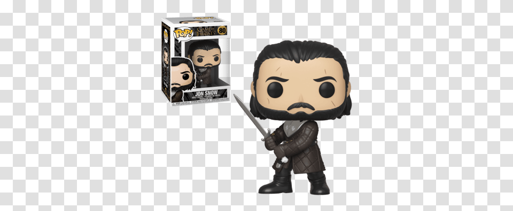 Funko Pop Game Of Thrones Vinyl Pop Jon Snow, Person, Toy, Photography, Portrait Transparent Png