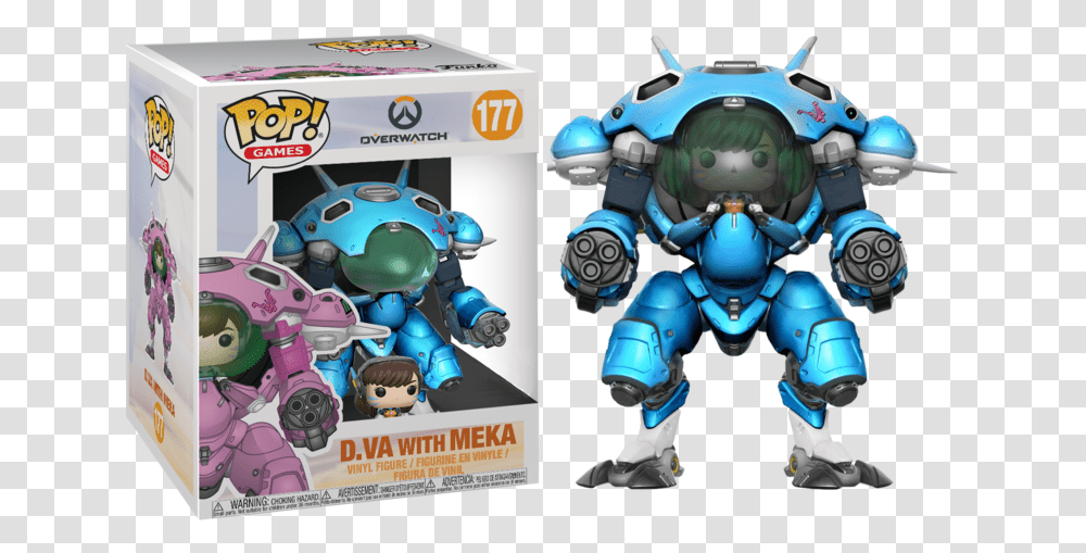 Funko Pop Games Overwatch Dva With Meka 6