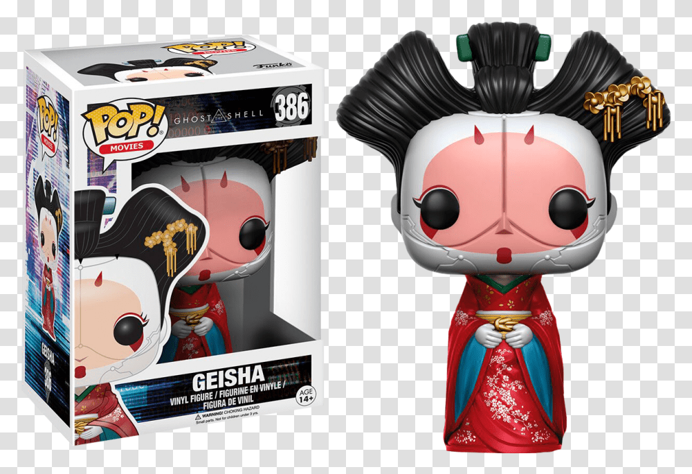 Funko Pop Geisha, Toy, Label, Advertisement Transparent Png