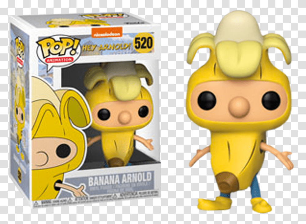 Funko Pop Hey Arnold Banana, Toy, Pac Man, Peeps Transparent Png