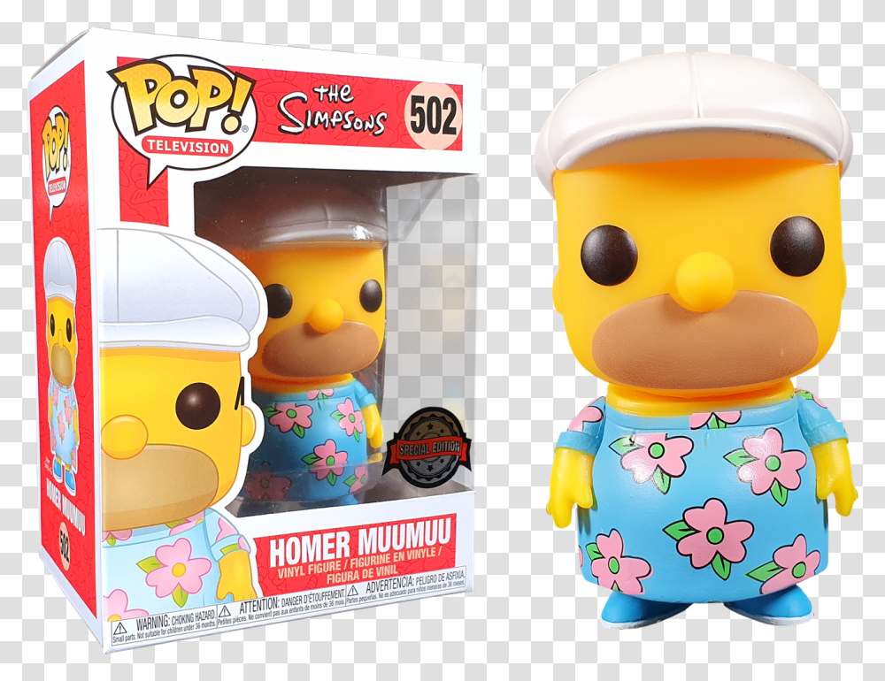 Funko Pop Homer Muumuu, Toy, Doll, Figurine, Hardhat Transparent Png