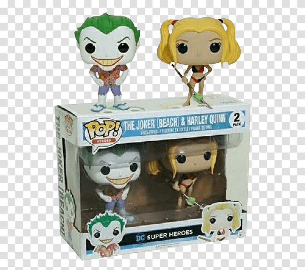 Funko Pop Joker And Harley Quinn, Toy, Figurine, Mascot, Plush Transparent Png