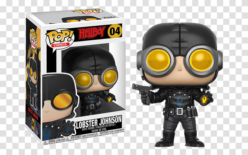 Funko Pop Lobster Johnson, Toy, Person, Human, Robot Transparent Png