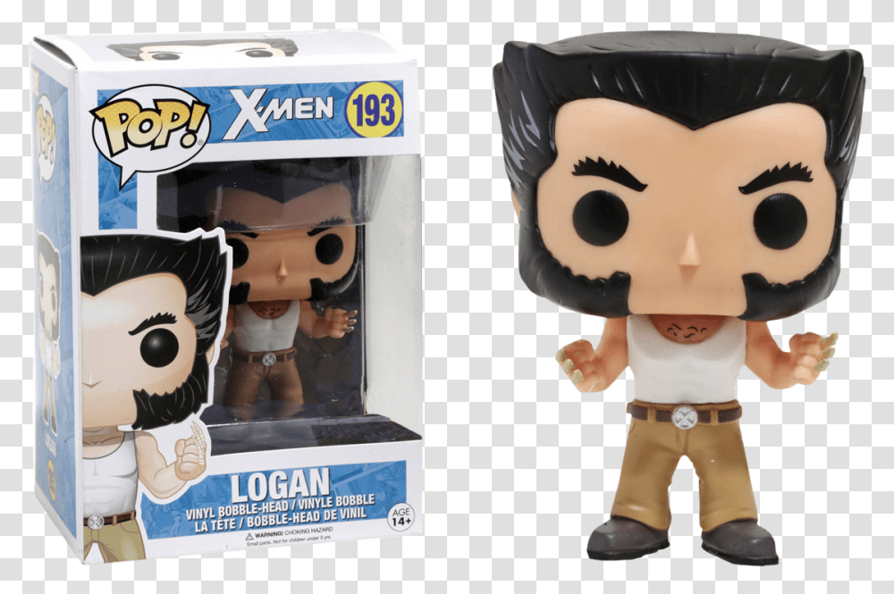 Funko Pop Logan, Figurine, Toy, Person, Plush Transparent Png