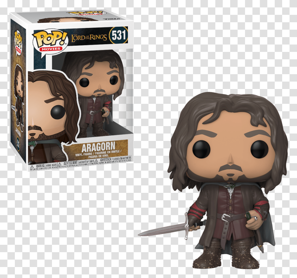 Funko Pop Lord Of The Rings Funko Pop Aragorn, Sweets, Food, Confectionery, Toy Transparent Png