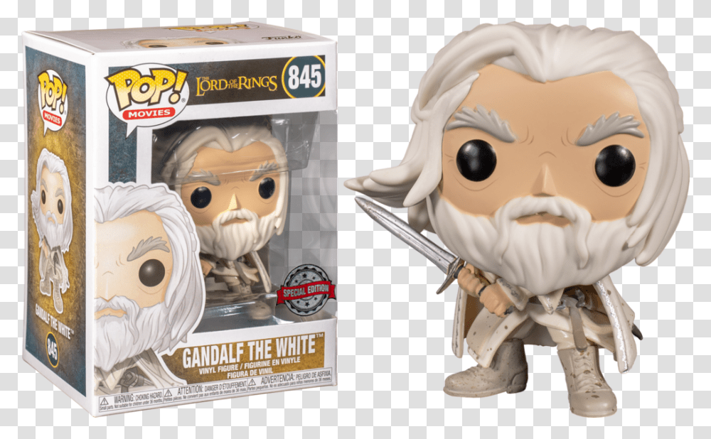 Funko Pop Lord Of The Rings Gandalf, Figurine, Toy, Head, Doll Transparent Png
