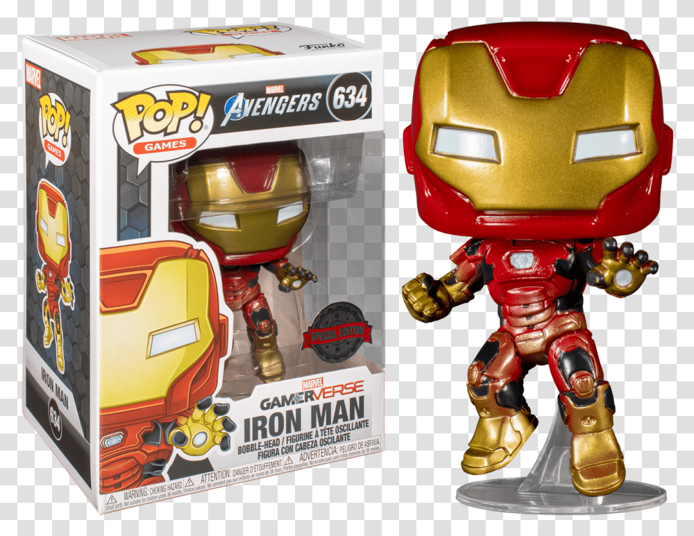 Funko Pop Marvelu2019s Avengers 2020 Iron Man In Space Suit 634 Funko Iron Man Gamerverse, Toy, Helmet, Clothing, Apparel Transparent Png