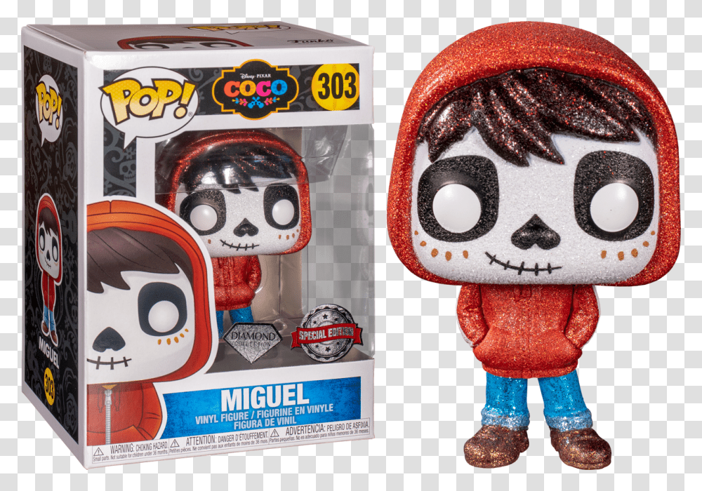 Funko Pop Miguel Coco, Toy, Advertisement, Poster, Figurine Transparent Png