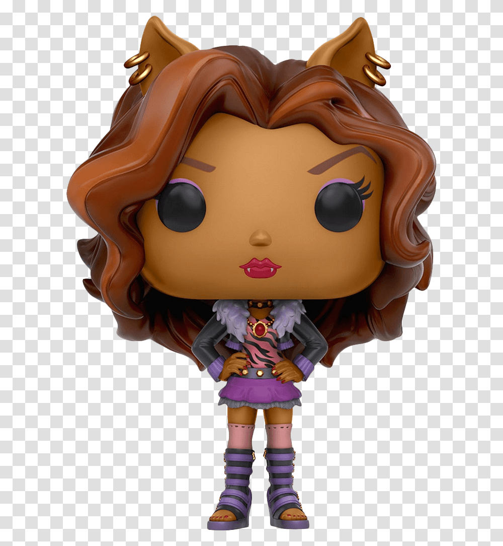 Funko Pop Monster High, Doll, Toy, Figurine, Person Transparent Png