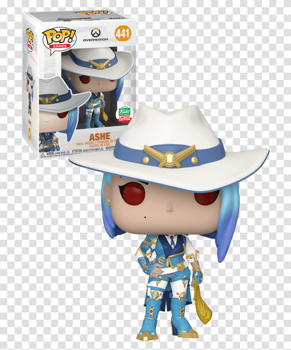 Funko Pop Overwatch Ashe, Apparel, Toy, Cowboy Hat Transparent Png