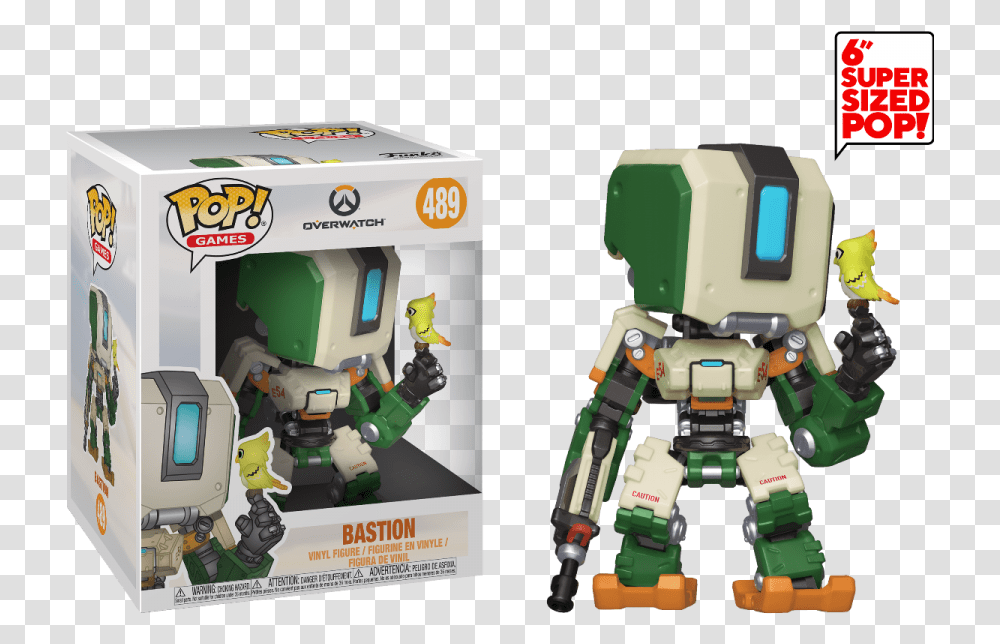 Funko Pop Overwatch Bastion, Toy, Robot Transparent Png