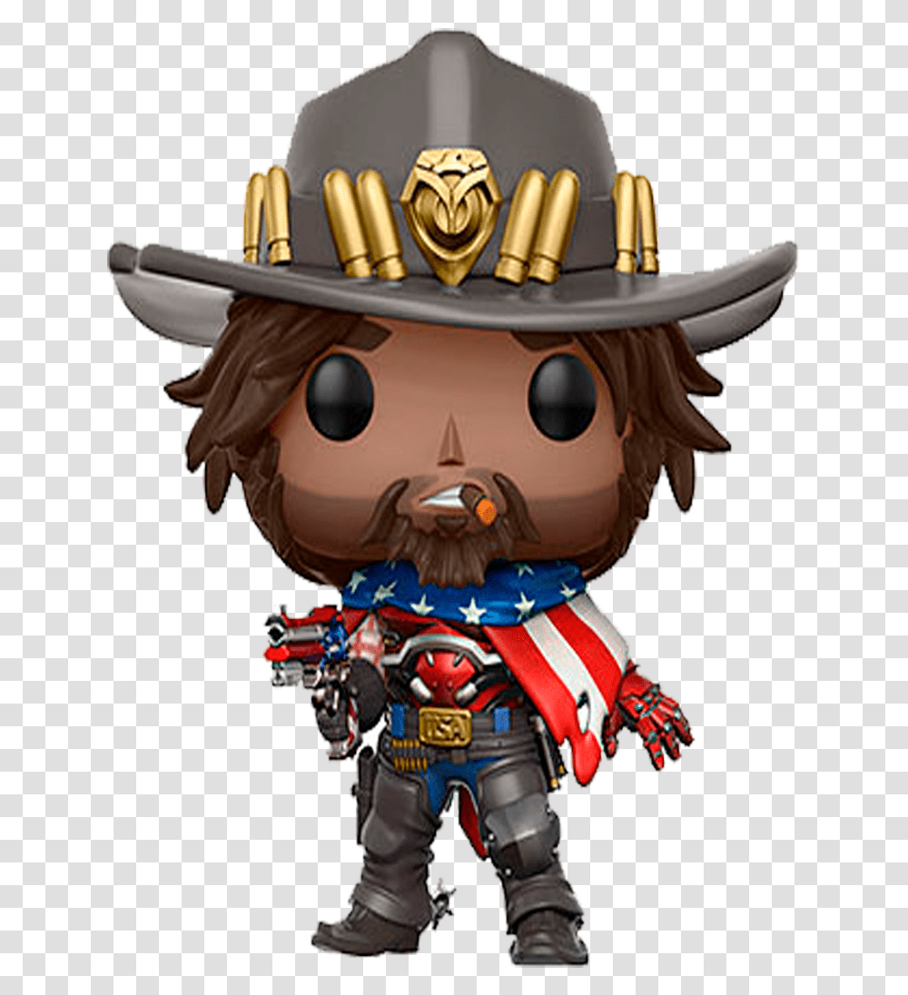 Funko Pop Overwatch Mccree, Toy, Scarecrow, Mascot Transparent Png