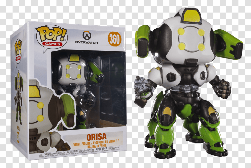 Funko Pop Overwatch Orisa, Toy, Robot, Helmet Transparent Png