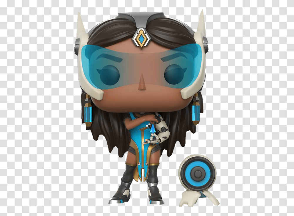Funko Pop Overwatch Symmetra, Toy, Costume, Head, Person Transparent Png