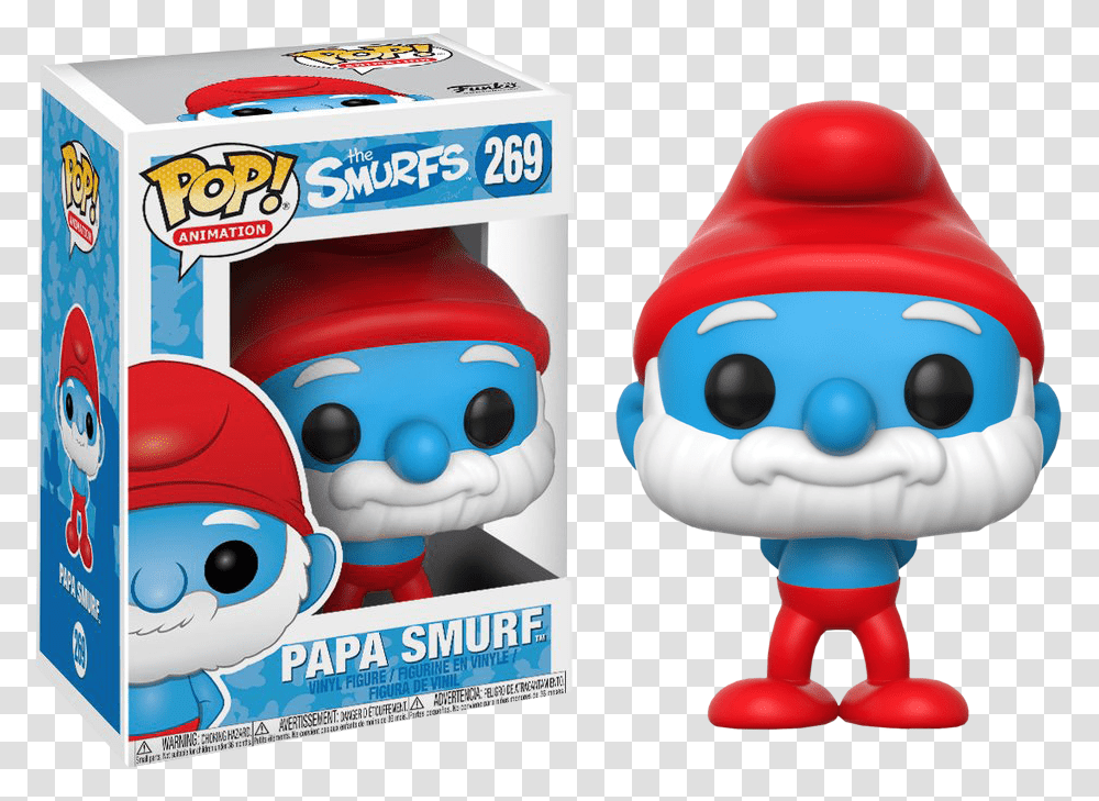 Funko Pop Papa Smurf, Toy, Pac Man, Super Mario Transparent Png