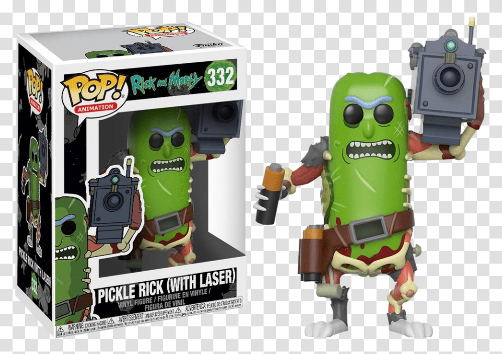 Funko Pop Pickle Rick, Toy, Robot, Camera, Electronics Transparent Png