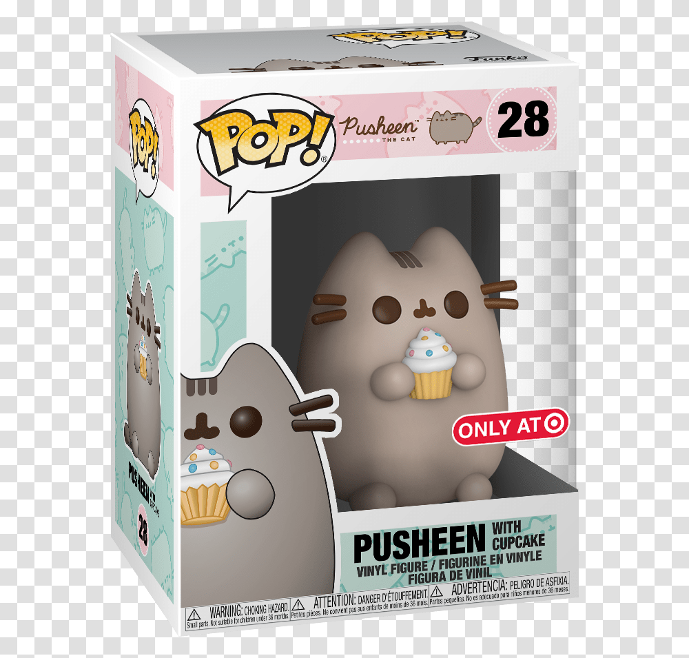 Funko Pop Pusheen With Heart, Food, Sweets, Poster, Advertisement Transparent Png