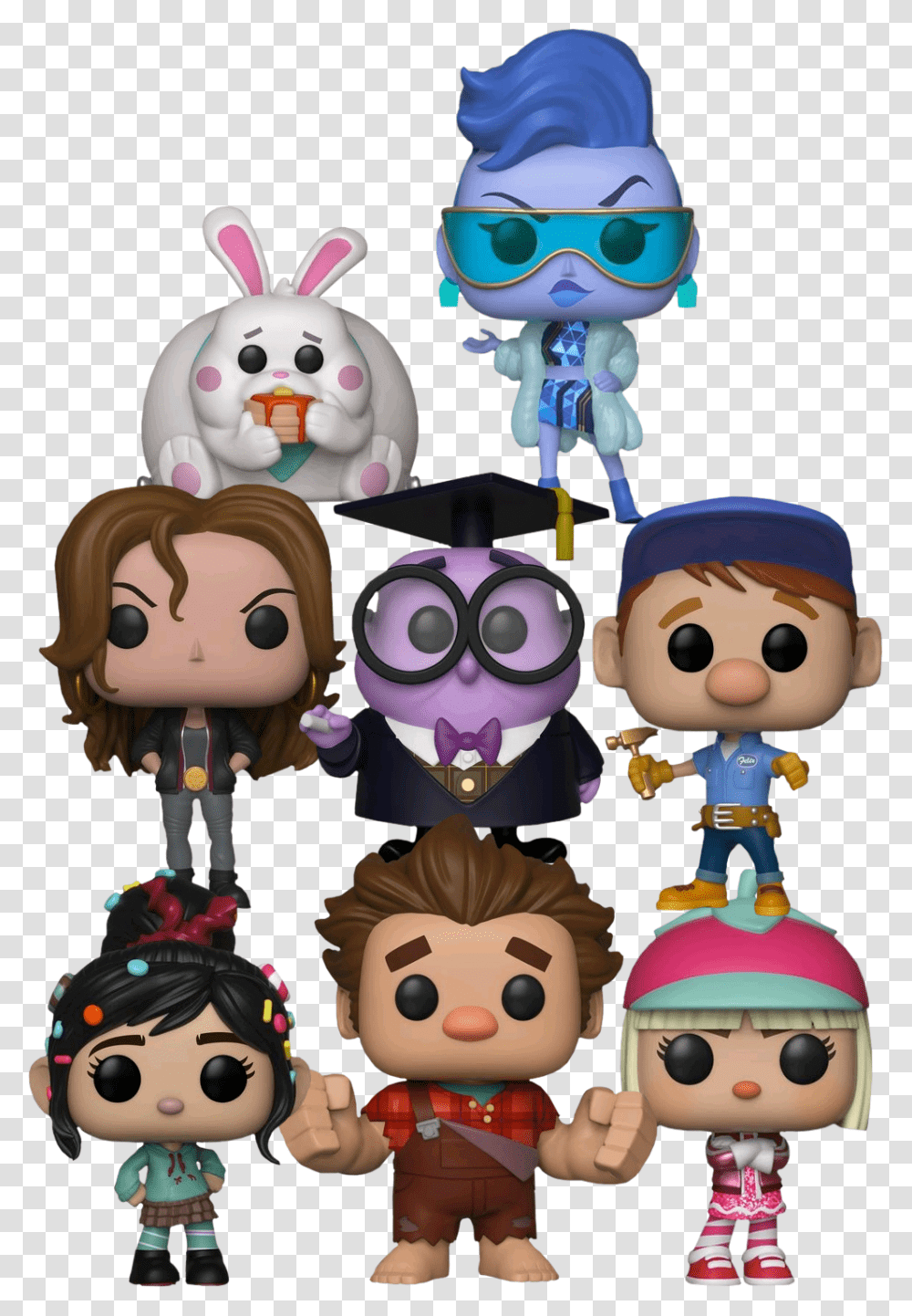 Funko Pop Ralph Breaks The Internet, Doll, Toy, Head, People Transparent Png