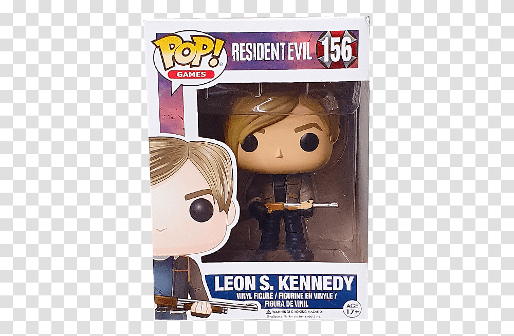Funko Pop Resident Evil Leon, Poster, Advertisement, Toy, Doll Transparent Png